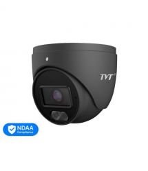 IP-відеокамера 4Mp TVT TD-9544S4L-A(D-PE-AW2) Black f-2.8mm, ІЧ+LED-підсвічування, з мікрофоном