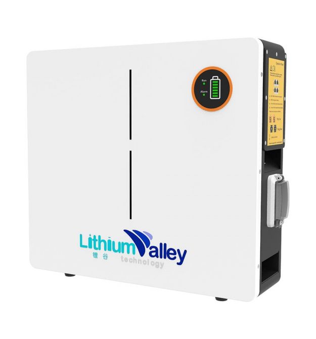 Акумуляторна батарея літій-залізо-фосфатна LiFePO4 100А*год 51.2В 5120Вт*год Lithium Valley LV-BAT-W5.12Ac настінний монтаж