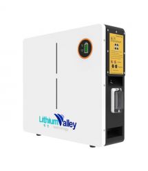 Акумуляторна батарея літій-залізо-фосфатна LiFePO4 100А*год 51.2В 5120Вт*год Lithium Valley LV-BAT-W5.12Ac настінний монтаж
