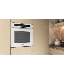 Whirlpool Духовой шкаф электрический, 73л, A+, дисплей, конвекция, пиролиз, телескопические направляющие, белый