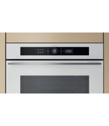 Whirlpool Духовой шкаф электрический, 73л, A+, дисплей, конвекция, пиролиз, телескопические направляющие, белый