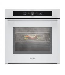 Whirlpool Духовой шкаф электрический, 73л, A+, дисплей, конвекция, пиролиз, телескопические направляющие, белый