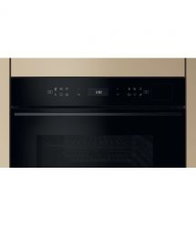 Whirlpool Духовой шкаф электрический, 73л, A+, дисплей, конвекция, пиролиз, телескопические направляющие, черный