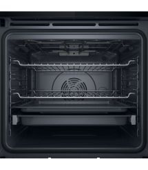 Whirlpool Духовой шкаф электрический, 73л, A+, дисплей, конвекция, пиролиз, телескопические направляющие, черный