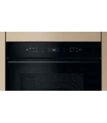 Whirlpool Духовой шкаф электрический, 73л, A+, дисплей, конвекция, пиролиз, телескопические направляющие, черный