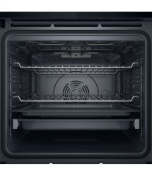 Whirlpool Духовой шкаф электрический, 73л, A+, дисплей, конвекция, пиролиз, телескопические направляющие, черный