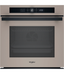 Whirlpool Духовой шкаф электрический, 73л, A+, дисплей, конвекция, телескопические направляющие, бежевый