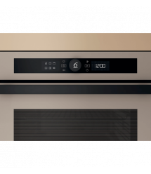 Whirlpool Духовой шкаф электрический, 73л, A+, дисплей, конвекция, телескопические направляющие, бежевый