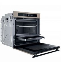 Whirlpool Духовой шкаф электрический, 73л, A+, дисплей, конвекция, телескопические направляющие, бежевый