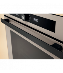 Whirlpool Духовой шкаф электрический, 73л, A+, дисплей, конвекция, телескопические направляющие, бежевый