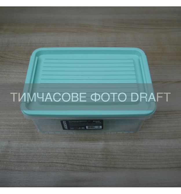 ARDESTO Контейнер для зберігання харчових продуктів ARDESTO Fresh 2.8л, пластик, прямокутна, блакитний