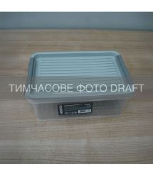 ARDESTO Контейнер для зберігання харчових продуктів ARDESTO Fresh 2.8л, пластик, прямокутна, сірий