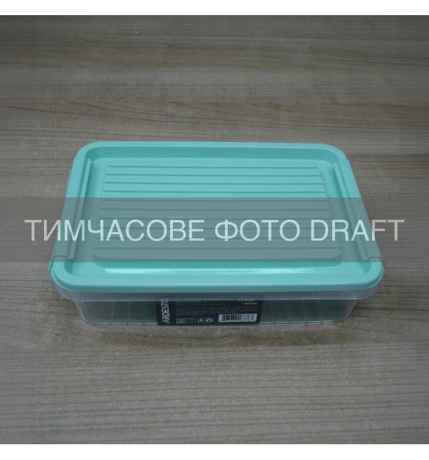 ARDESTO Контейнер для зберігання харчових продуктів ARDESTO Fresh 1.8л, пластик, прямокутна, блакитний
