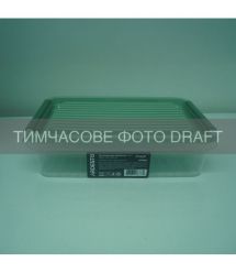 ARDESTO Контейнер для зберігання харчових продуктів ARDESTO Fresh 1.8л, пластик, прямокутна, зелений