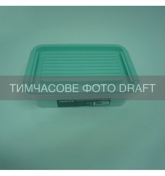 ARDESTO Контейнер для зберігання харчових продуктів ARDESTO Fresh 0.52л, пластик, прямокутна, блакитний