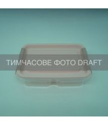 ARDESTO Контейнер двосекційний для зберігання харчових продуктів ARDESTO Fresh 2х0.25л, пластик, прямокутна, рожевий