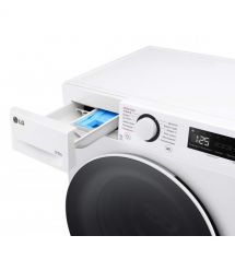 LG Стирально-сушильная машина фронтальная, 9(5)кг, 1200, А, 48см, дисплей, пар, инвертор, белый