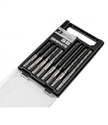 Graphite Набір свердел по бетону GRAPHITE SDS Plus 5x6x8х110мм, 5х6x8x10x160мм, кейс, 8шт