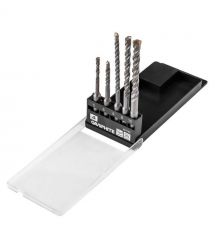 Graphite Набір свердел по бетону GRAPHITE SDS Plus 5x6x110мм, 6x8x10x160мм, кейс, 5шт