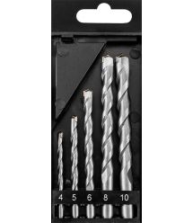 Graphite Набір свердел по бетону GRAPHITE 4-10мм, кейс, 5шт