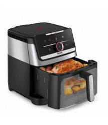 Tefal Tefal air fryer Easy Fry Silence XXL Smart Vision, 1800W, bowl-7l, sensor control, plastic, black