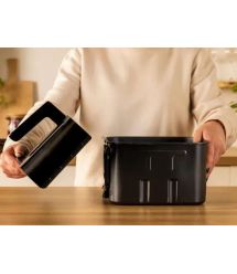 Tefal Tefal air fryer Easy Fry Silence XXL Smart Vision, 1800W, bowl-7l, sensor control, plastic, black