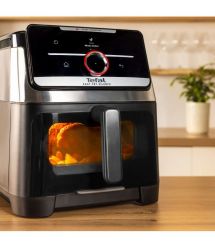 Tefal Tefal air fryer Easy Fry Silence XXL Smart Vision, 1800W, bowl-7l, sensor control, plastic, black