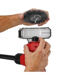 Einhell Tile joint cleaner Einhell GE-CC 18/110 Li E-Solo 18V 1150-1500rpm brush 110mm telescopic pole 1.53kg without battery an