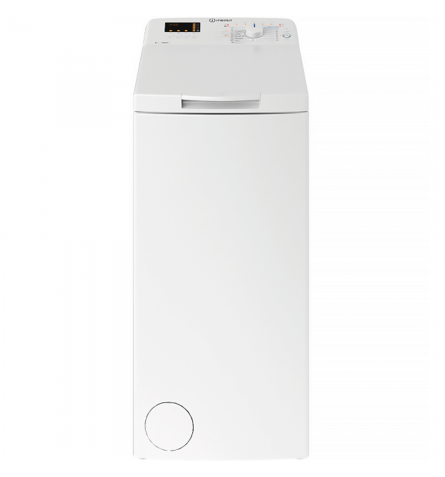 Indesit Стиральная машина вертикальная, 6кг, 1000, C, 60см, дисплей, белый