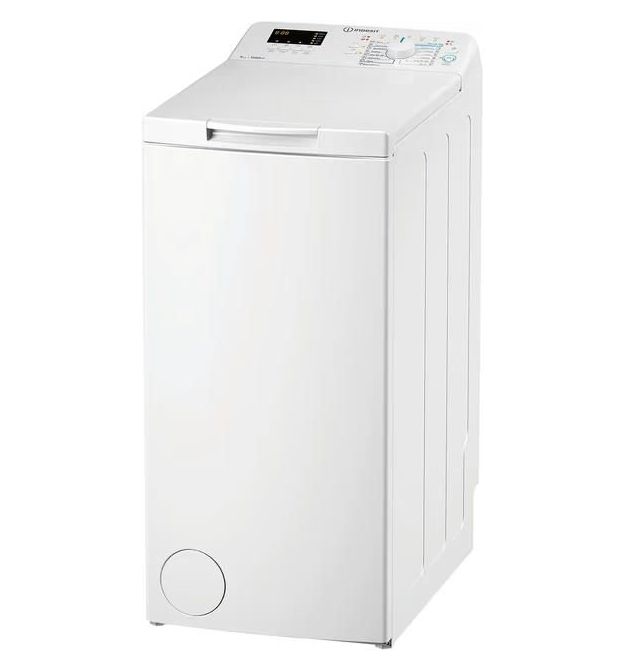 Indesit Стиральная машина вертикальная, 5кг, 1000, C, 60см, дисплей, белый