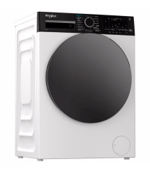 Whirlpool Стиральная машина фронтальная, 8кг, 1400, C, 55см, дисплей, пар, инвертор, люк черный, белый
