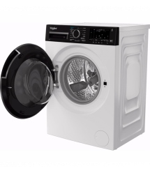 Whirlpool Стиральная машина фронтальная, 8кг, 1400, C, 55см, дисплей, пар, инвертор, люк черный, белый