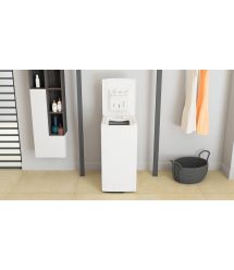 Whirlpool Стиральная машина вертикальная, 6кг, 1200, B, 60см, дисплей, инвертор, белый