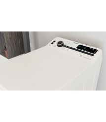 Whirlpool Стиральная машина вертикальная, 6кг, 1200, B, 60см, дисплей, инвертор, белый