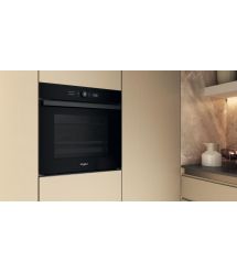 Whirlpool Духовой шкаф Whirlpool, 73л, A+, дисплей, конвекция, телескопические направляющие, черный