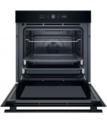 Whirlpool Духовой шкаф Whirlpool, 73л, A+, дисплей, конвекция, телескопические направляющие, черный