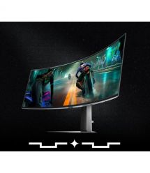 Samsung Монитор 48.7"Odyssey G9 49DG910 HDMI, DP, USB, USB-C, OLED, 5120x1440, 32:9, 144Hz, 0.3ms, CURVED
