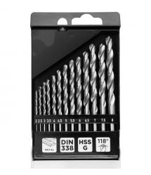 Graphite Набір свердел по металу GRAPHITE HSS HSS-G 2-8мм кейс 13шт