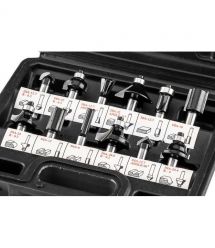 Graphite Набір фрез по дереву GRAPHITE WIDIA твердосплавні 8мм 12шт