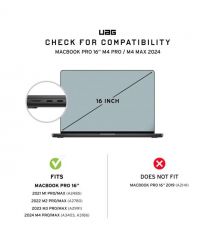 UAG UAG Apple Macbook Pro 16IN (M4/3/2) Essential Armor Ice