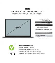 UAG UAG Apple Macbook Pro 14IN (M4/3/2) Essential Armor Ice