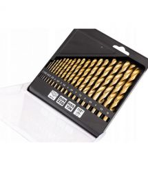Graphite Набір свердел по металу GRAPHITE HSS TiN 1-10мм кейс 19шт
