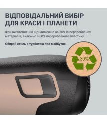 Rowenta Rowenta hair dryer Renew, 2100W, 3 modes, diffuser, ionization, cold blowing, black