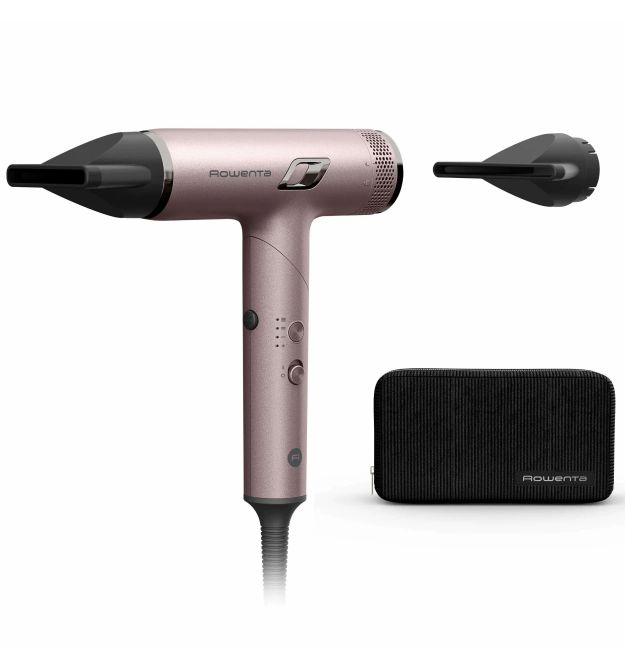 Rowenta Rowenta hair dryer T-Shape Maesteria Nano Foldable, 1700W, 3 modes, ionization, cold blowing, rose