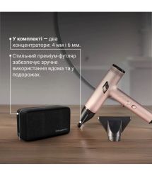 Rowenta Rowenta hair dryer T-Shape Maesteria Nano Foldable, 1700W, 3 modes, ionization, cold blowing, rose