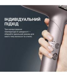 Rowenta Rowenta hair dryer T-Shape Maesteria Nano Foldable, 1700W, 3 modes, ionization, cold blowing, rose