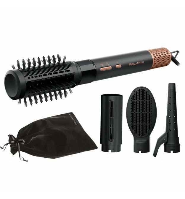 Rowenta Rowenta hair dryer brush Air Shape, 1300W, 3 modes, ioniz-i, cold blowing, ceramics, black