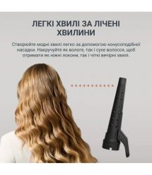 Rowenta Rowenta hair dryer brush Air Shape, 1300W, 3 modes, ioniz-i, cold blowing, ceramics, black