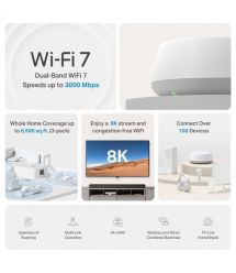TP-Link Система WiFi-Mesh Deco BE22 BE3600, 1xGE LAN, 1xGE WAN, 3мод