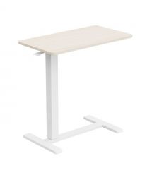 2E Стіл компактний 2E CE710WL, 710x400мм, регульована висота, біло-бежевий